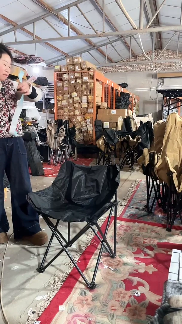 铁瑕疵 低背月亮椅 黑色