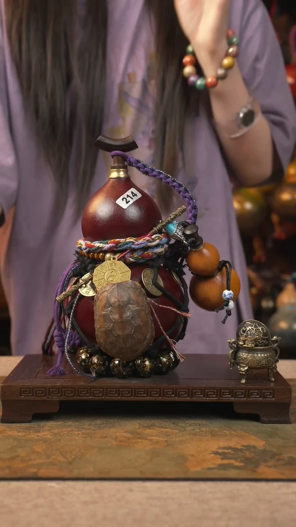 214大漆一物一拍记葫堂出品【不带手串】