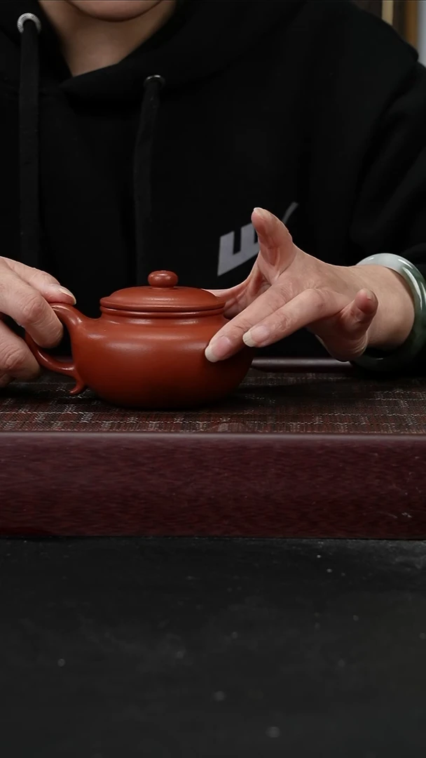 茶壶紫砂zq朱泥仿古200cc