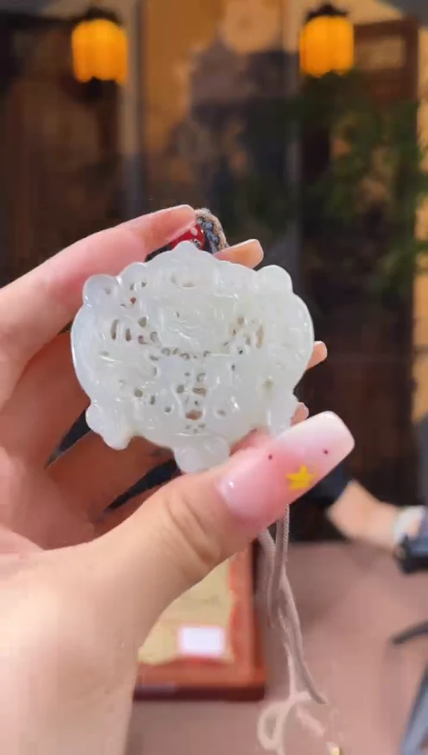 和田玉未镶嵌颈饰S265