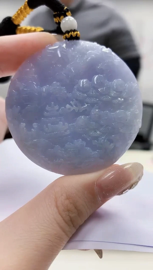 未镶嵌定制翡翠5060jw-毛货挂件51