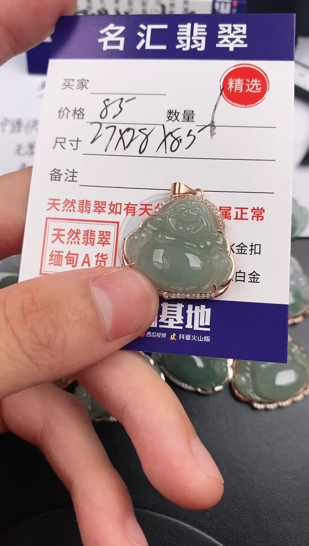 翡翠银S925镶嵌颈饰·