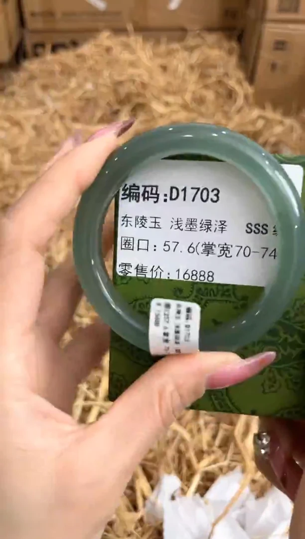 未镶嵌手镯石英质玉D1703