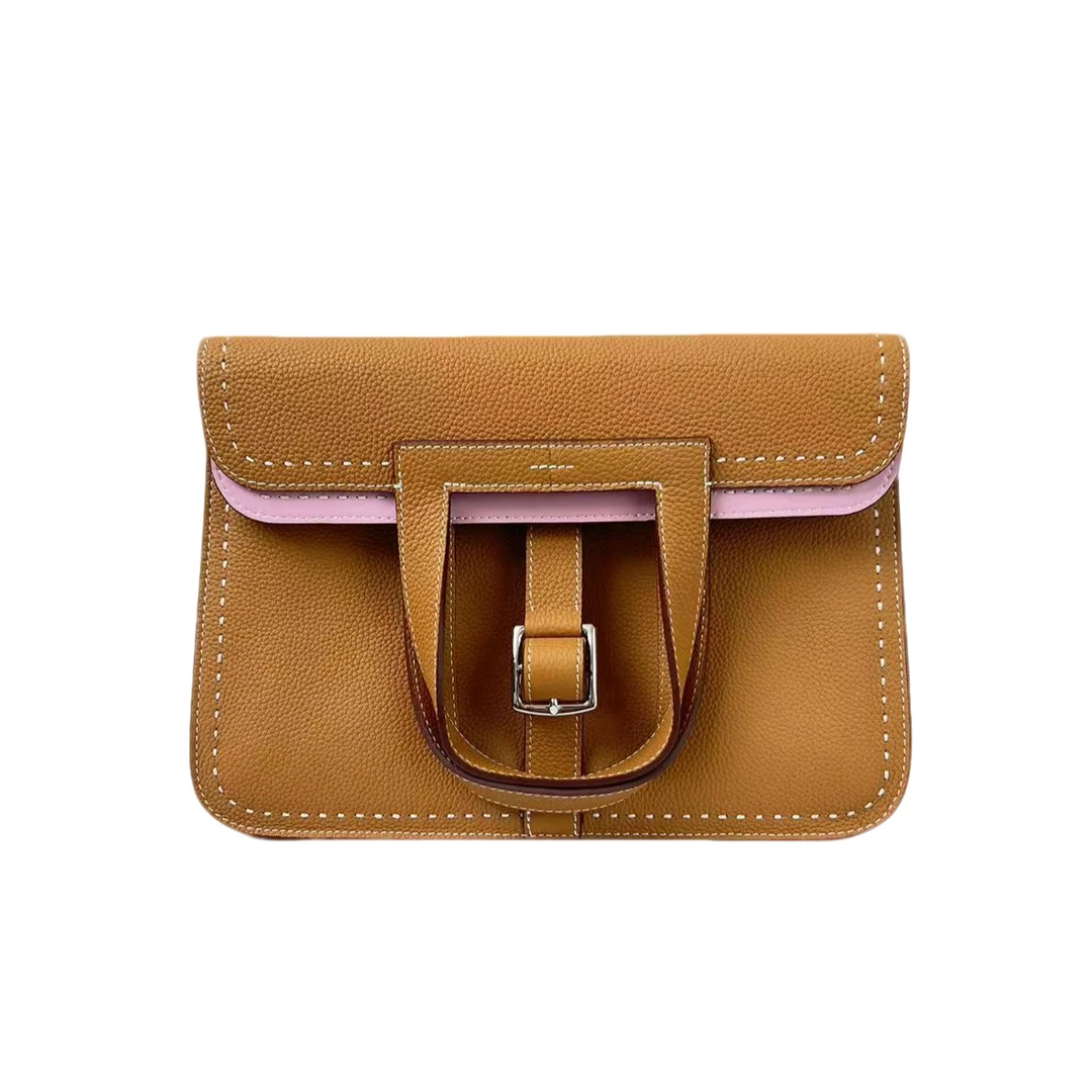 【茉丽芳华定制女包】真皮手工蜡线哈赞包单肩斜挎复古时尚简约