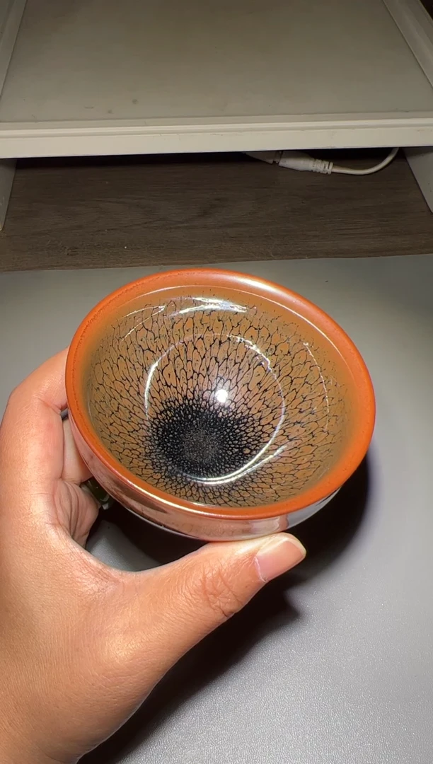 茶盏建窑建盏 江康桂 已故鹧鸪大师