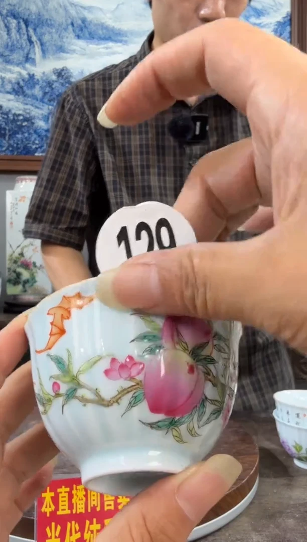 吴义松陶瓷联盟手绘陶瓷编码：129
