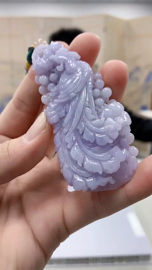 【闪购商品】定制翡翠未镶嵌5153bb-毛货挂件114