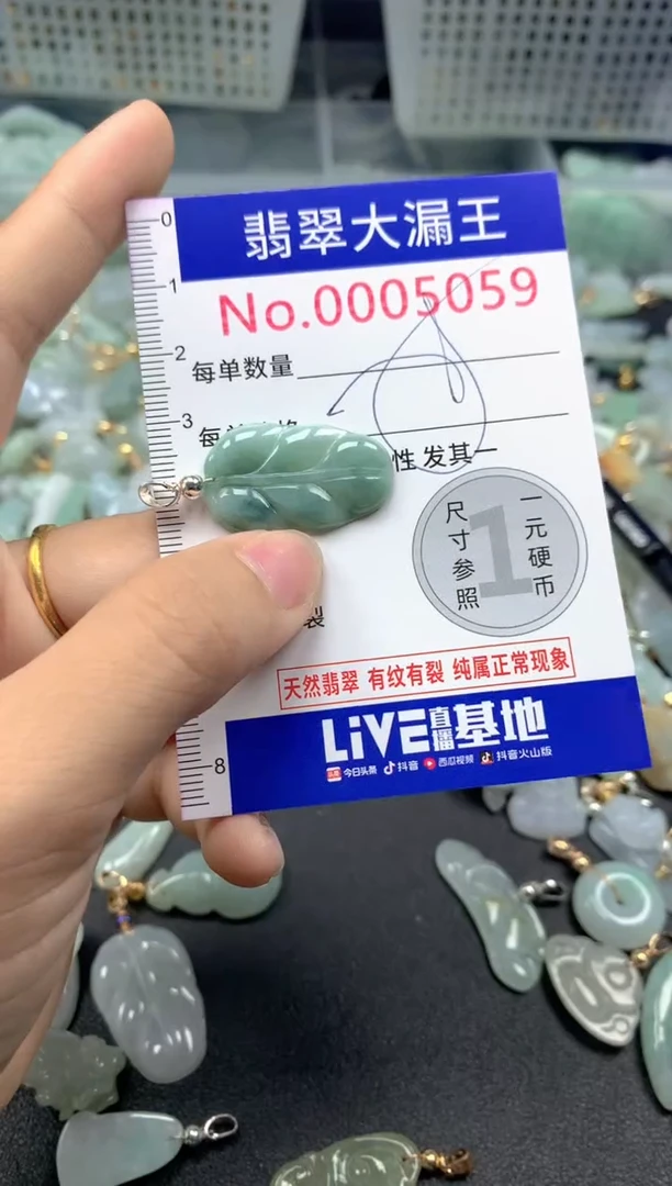 颈饰未镶嵌翡翠5059