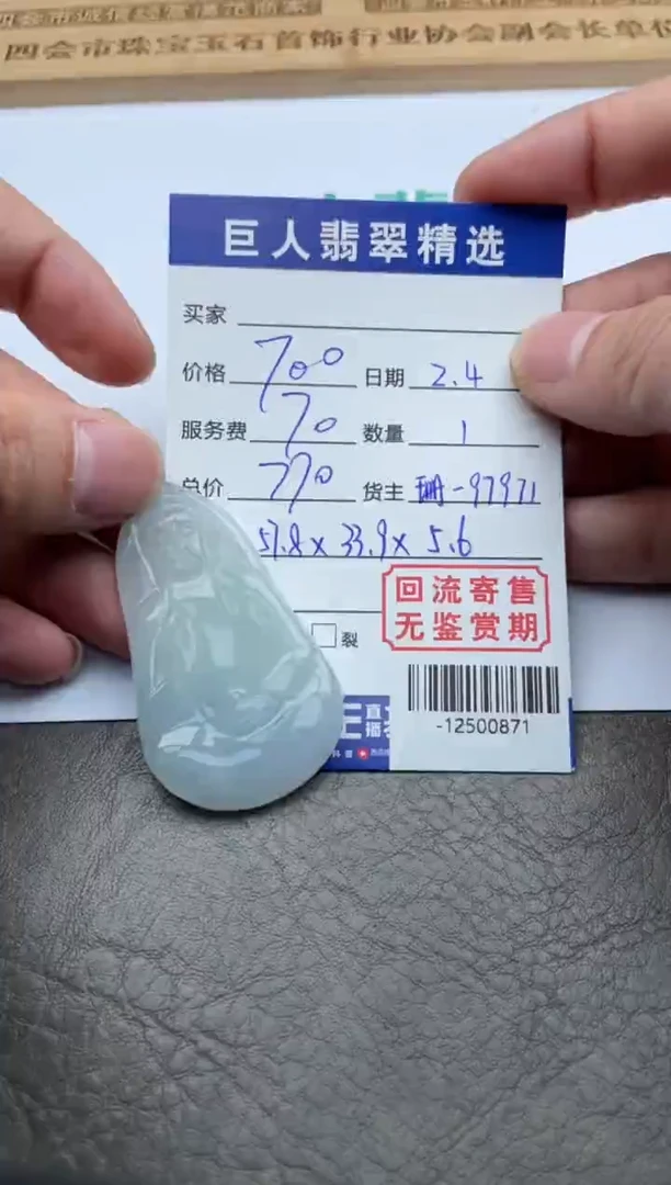 【闪购商品】翡翠颈饰未镶嵌-12500871