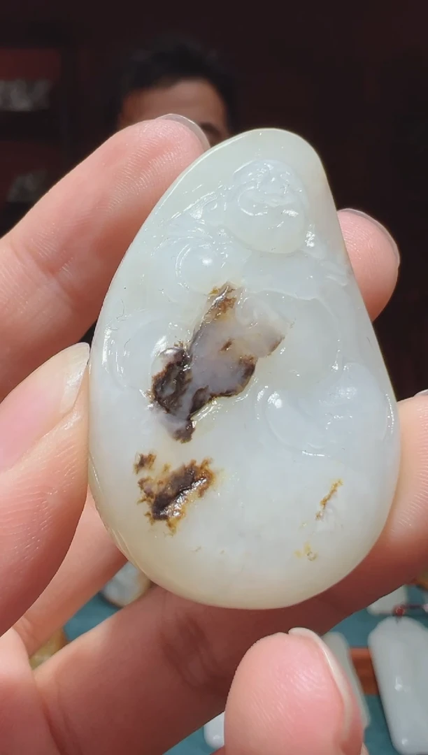 【闪购商品】和田玉吊坠(不含链)未镶嵌1