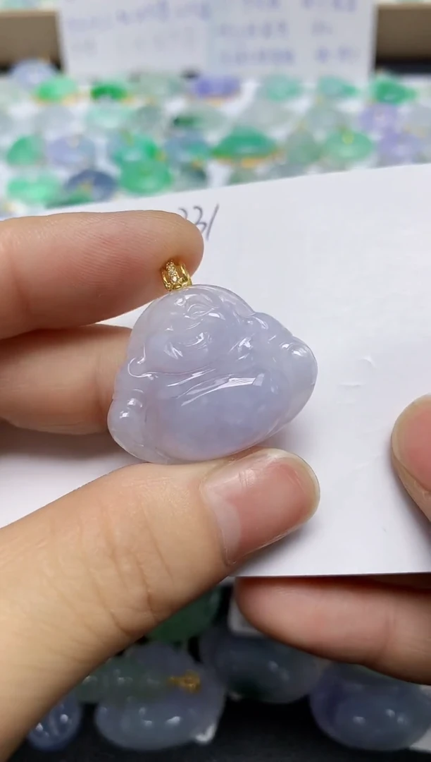 翡翠未镶嵌颈饰天然缅甸翡翠A货