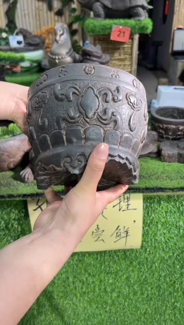 花盆流水摆件花盆