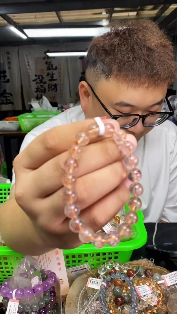 水晶手串未镶嵌手串027