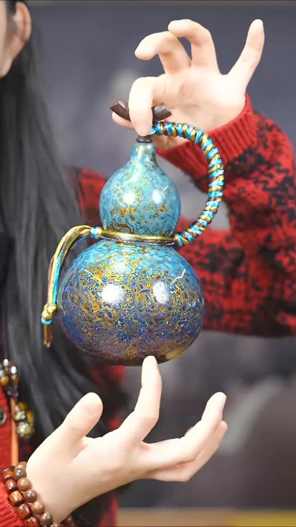【闪购商品】YY151漆艺酒葫芦不包手串及旋转底座
