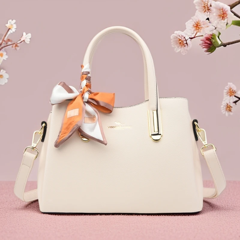 玫瑰袋鼠2025新款欧美大气中年女士手提包送女友送老婆七夕节礼物