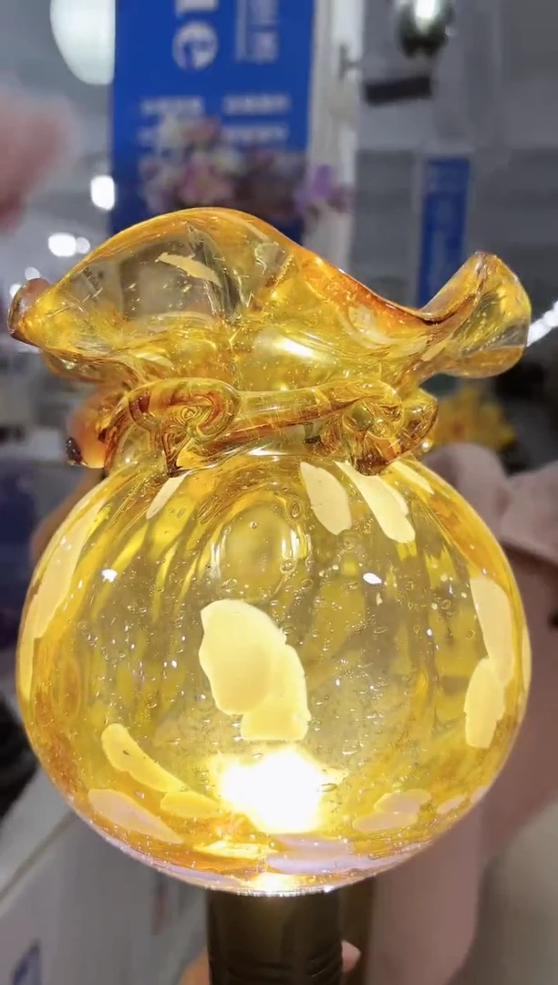 【闪购商品】玻璃L-琥珀钱袋子