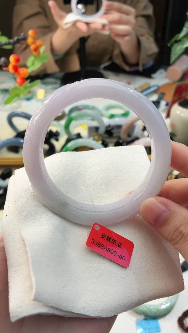 未镶嵌手镯翡翠18  翡翠手镯 60
