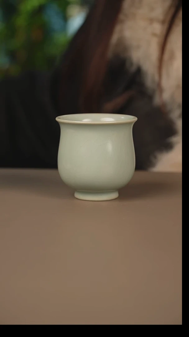 仿古玉兰杯微暇