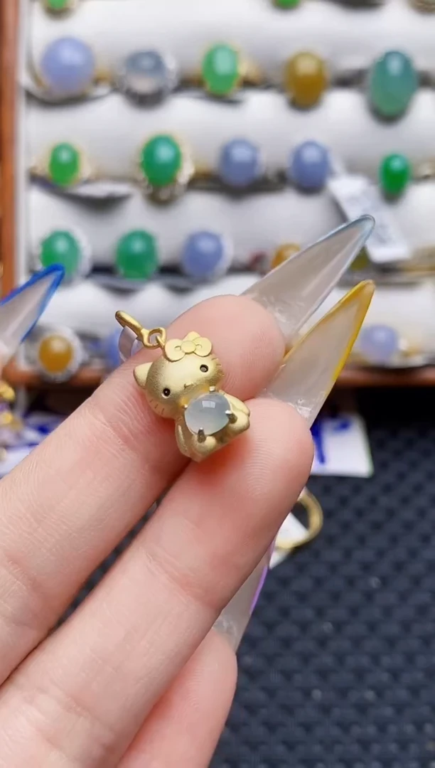 银S925镶嵌戒指翡翠3860