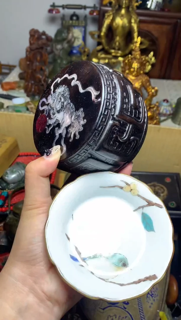 紫砂盖碗瓷器默认微瑕瓷器