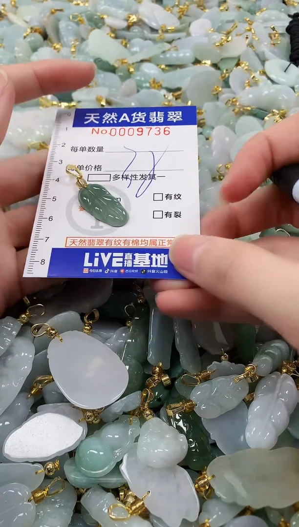 颈饰未镶嵌翡翠纯天然a货翡翠