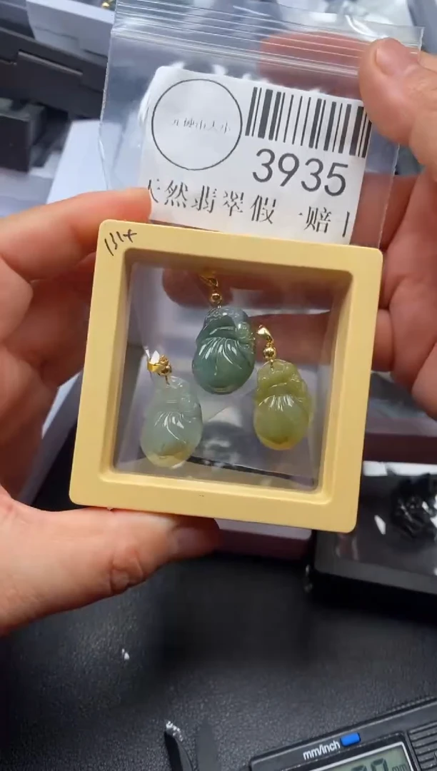 吊坠(不含链)未镶嵌翡翠3935