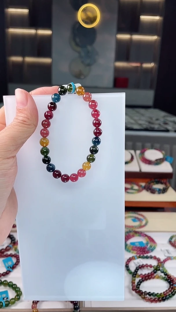 单圈手串未镶嵌碧玺（多样性发一条）Q