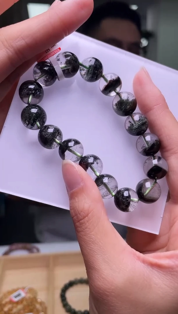 未镶嵌手链水晶13.5±/x-303【幽灵