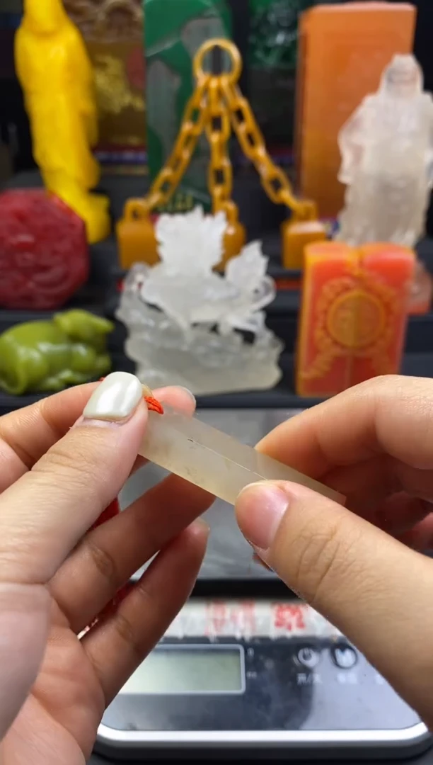 寿山石印石牙签章（喜）