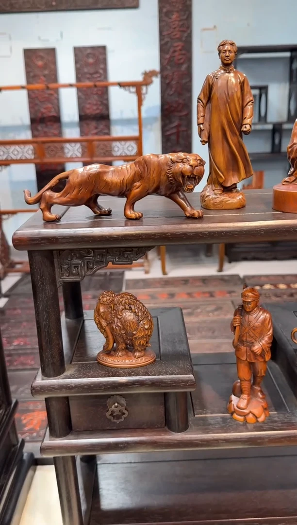 木黄杨 虎虎生威摆件