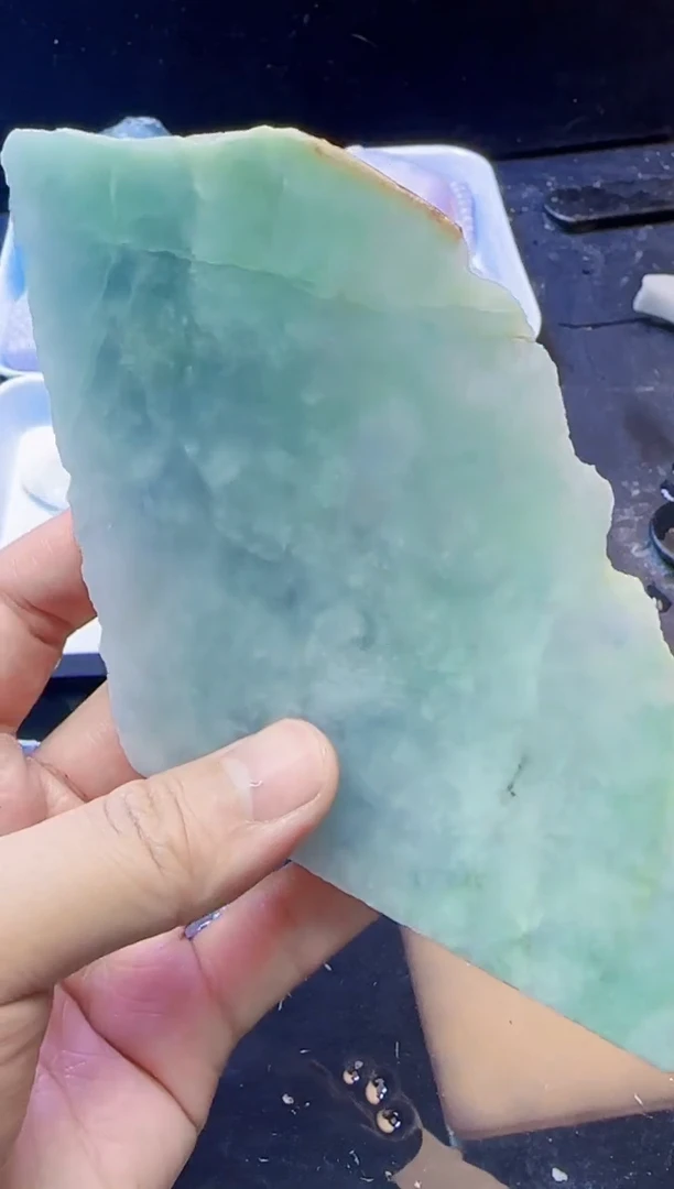 颈饰未镶嵌翡翠灵***使021天然A货翡翠