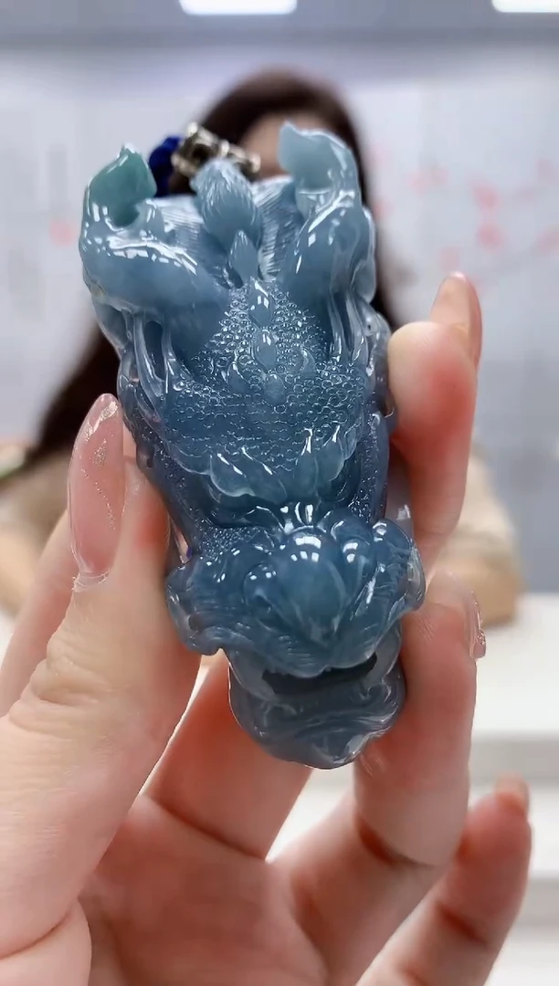 未镶嵌定制翡翠4829jw-毛货挂件62