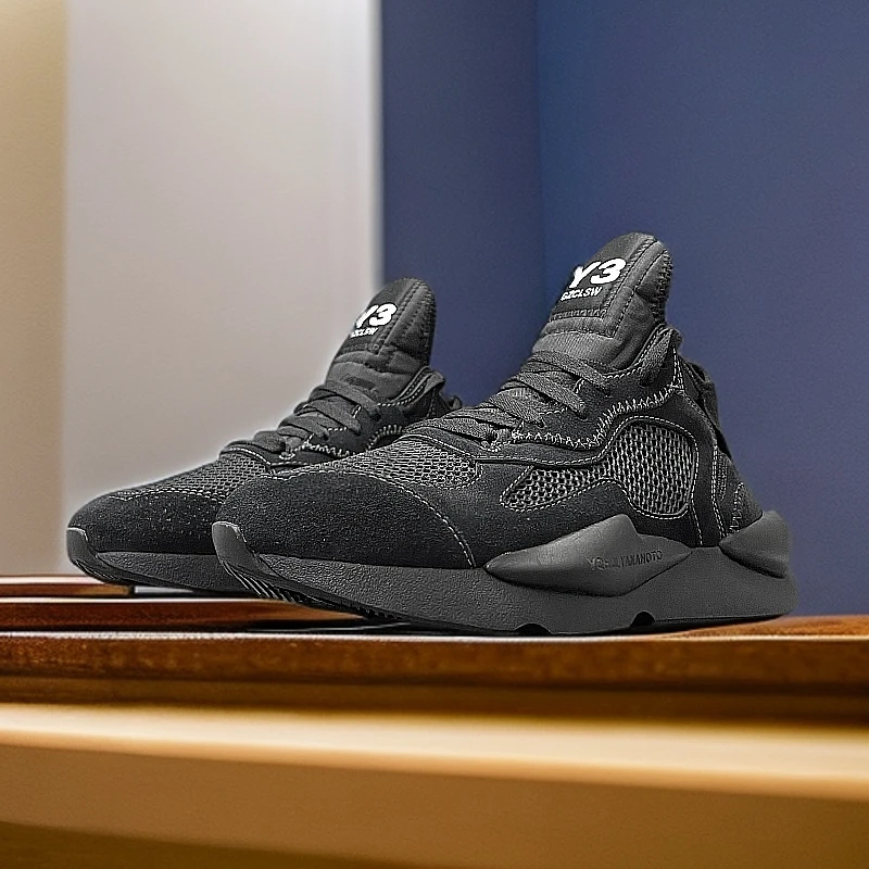 Y3GZCLSW黑武士休闲透气网面超薄忍者跑步鞋爆款老爹鞋颜运动男鞋