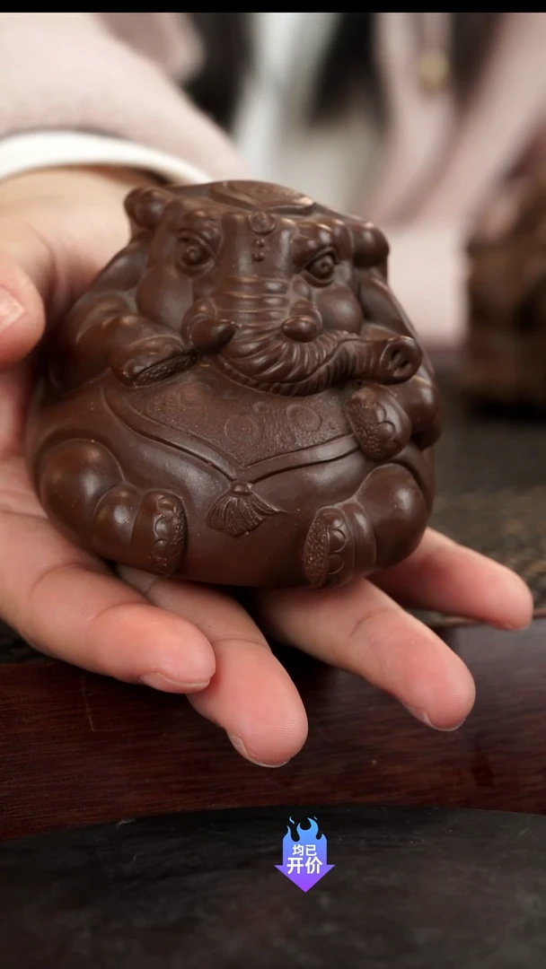 【闪购商品】紫砂茶宠吉象如意