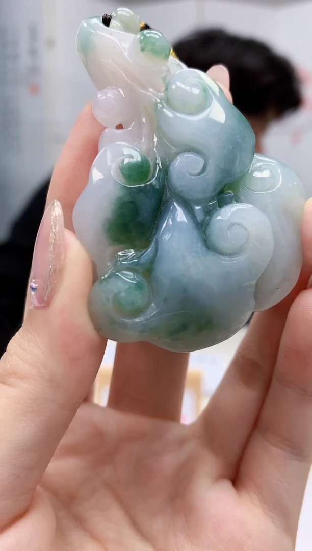 【闪购商品】定制翡翠未镶嵌5145jw-毛货挂件178