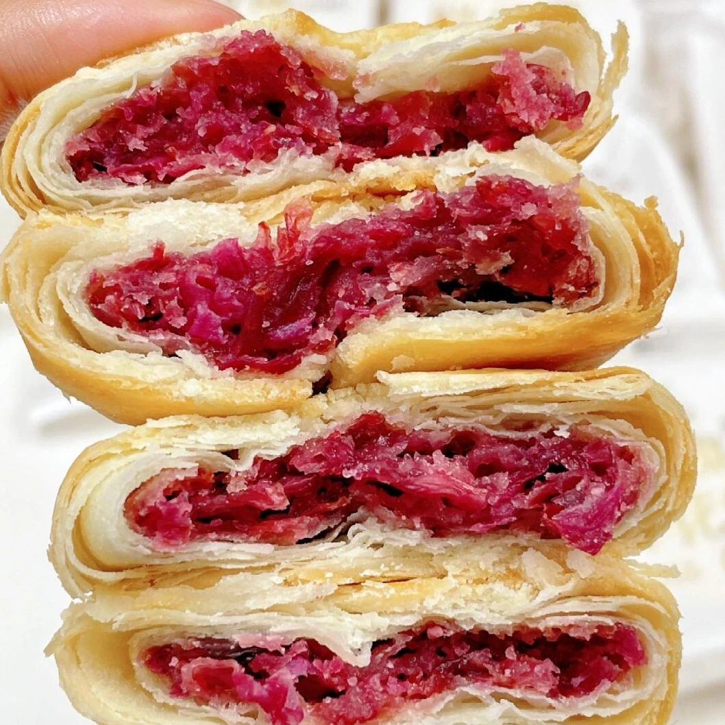 解馋零食云南鲜花饼特产传统新鲜糕点原味早餐网红零食送礼盒Z