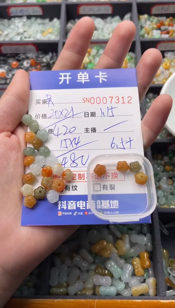 【闪购商品】翡翠颈饰未镶嵌00007312
