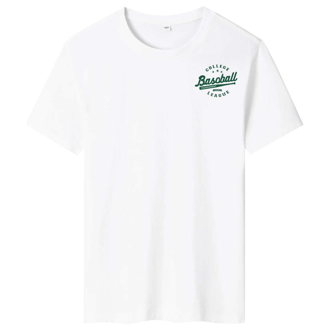 高级感印花T恤男女同款夏季宽松纯棉短袖潮流百搭半袖宽松圆领