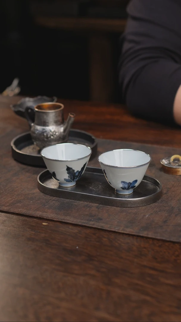 读*仿明手绘白菜包银杯6只