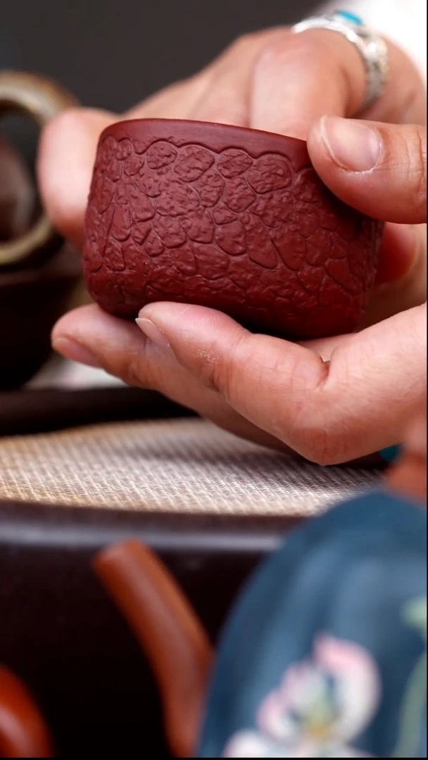 茶壶紫砂朱泥供春小杯