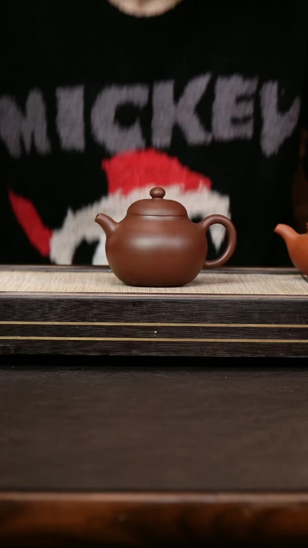 茶壶紫砂原矿 文旦壶