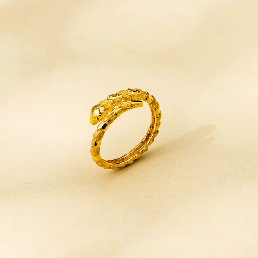 【金蛇】足金戒指-LQ30-JM|BZJ4