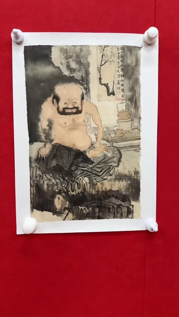 国画z天津人美-杨海涛1平尺人物作品