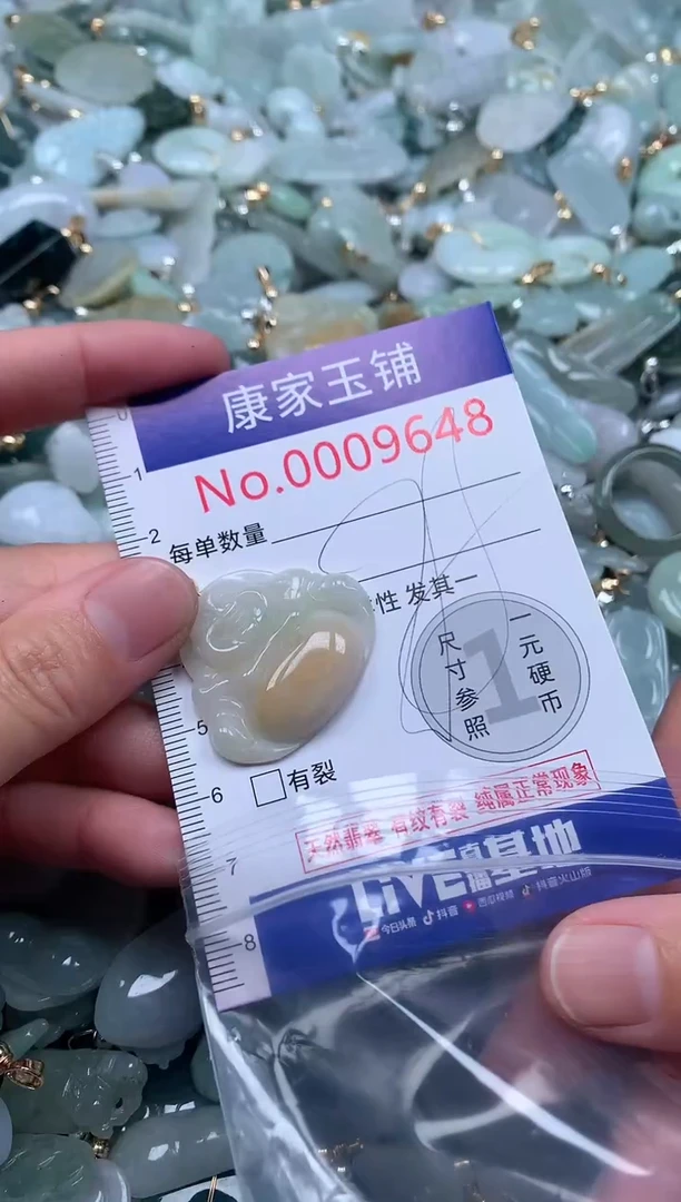 【闪购商品】翡翠吊坠(不含链)未镶嵌9648