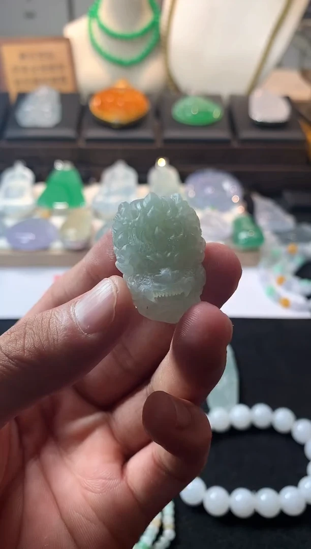 未镶嵌定制翡翠上***～   4091毛货不退不换