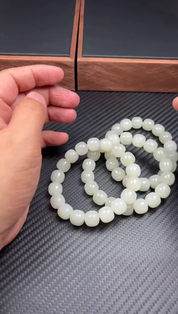手串未镶嵌和田玉黑山微色差卡12老型L多样性发货拍一发一