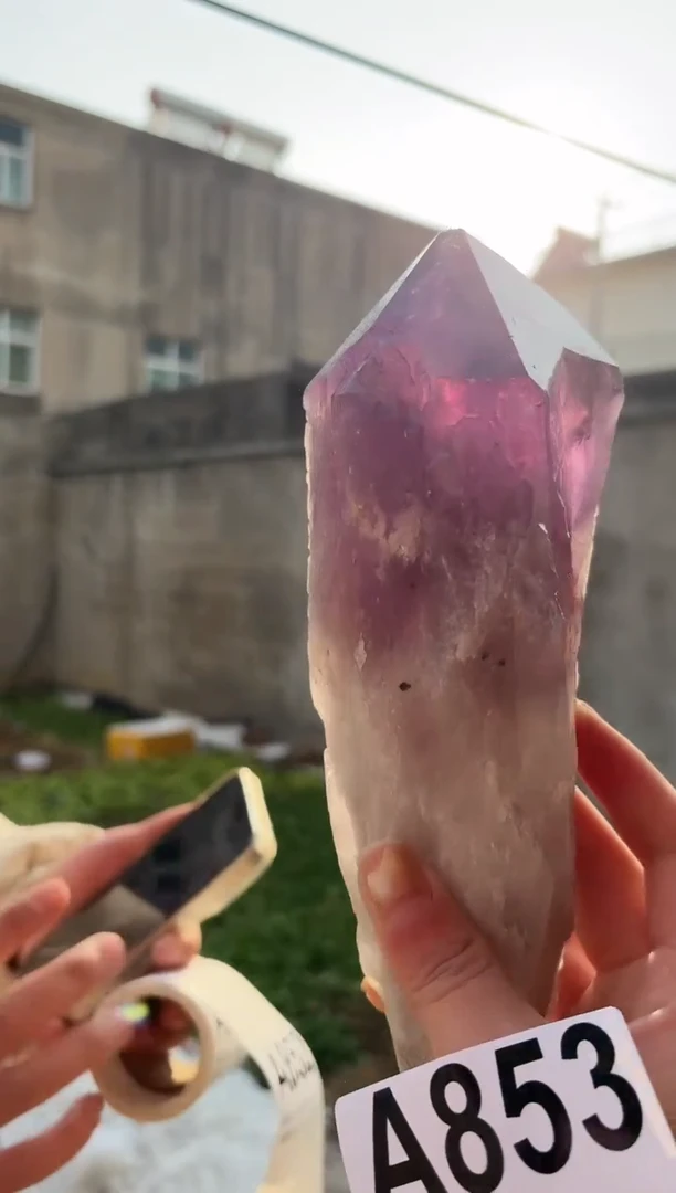 【闪购商品】水晶摆件未镶嵌紫水晶权杖 853