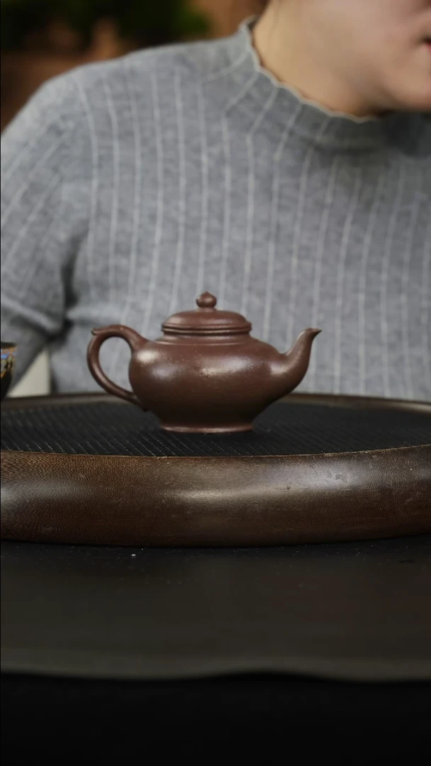 茶壶紫砂f****y紫降坡 笑樱