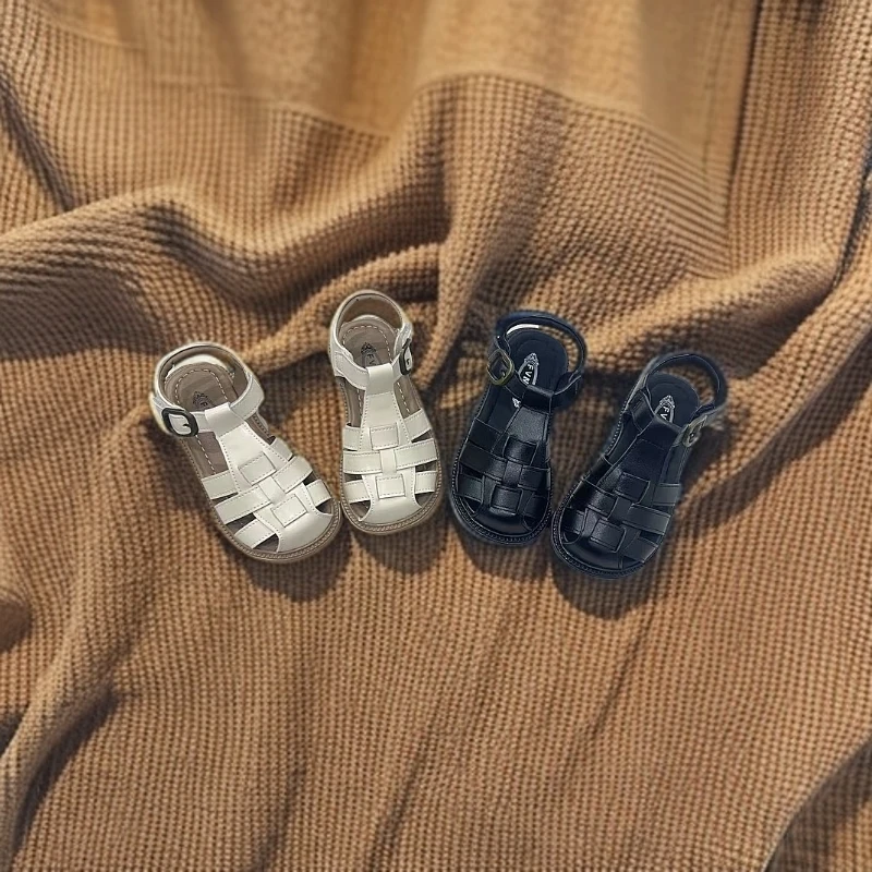 夏季新款时尚罗马凉鞋中大童软底防滑运动鞋儿童凉鞋2126