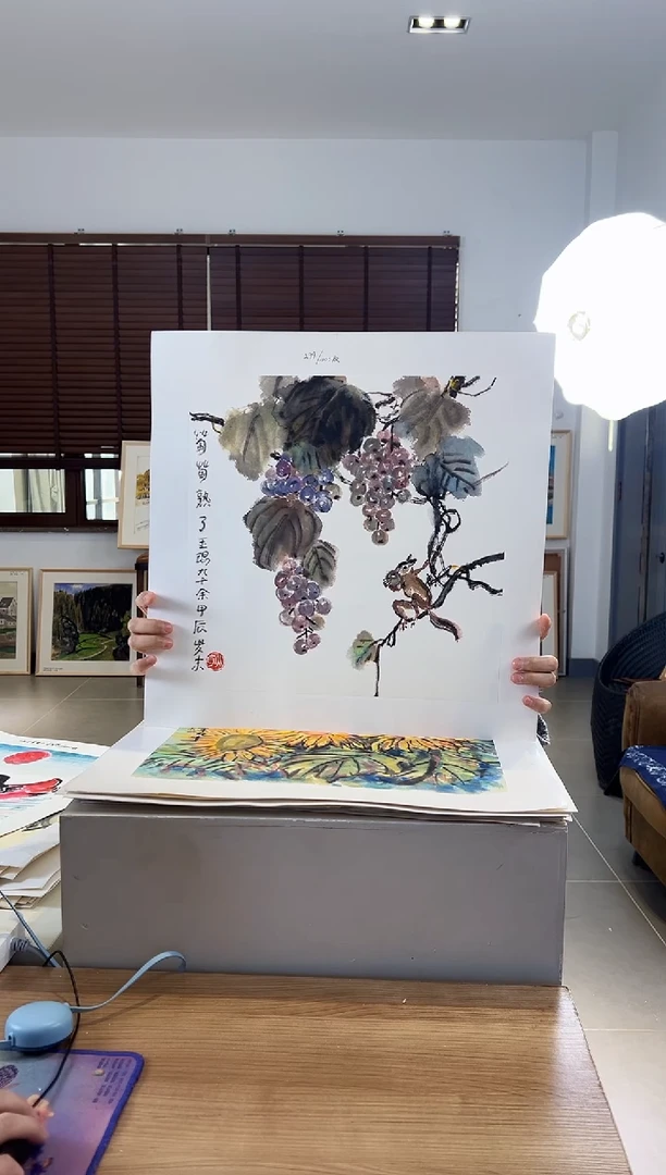 【闪购商品】版画限量亲签盖章版画S